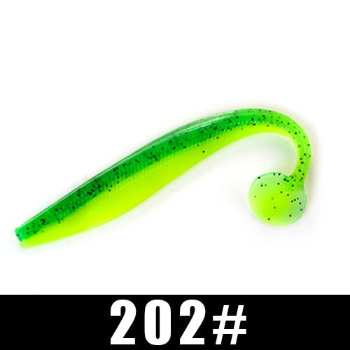 FISH KING Fishing Lure Soft Lure Shad Silicone Bait 90mm 120mm 160mm T-tail Wobblers Swimbait Odor Attractant Artificial Bait