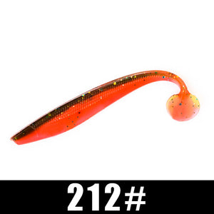 FISH KING Fishing Lure Soft Lure Shad Silicone Bait 90mm 120mm 160mm T-tail Wobblers Swimbait Odor Attractant Artificial Bait