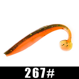 FISH KING Fishing Lure Soft Lure Shad Silicone Bait 90mm 120mm 160mm T-tail Wobblers Swimbait Odor Attractant Artificial Bait