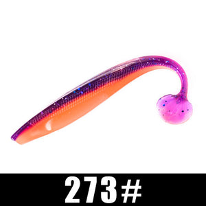 FISH KING Fishing Lure Soft Lure Shad Silicone Bait 90mm 120mm 160mm T-tail Wobblers Swimbait Odor Attractant Artificial Bait