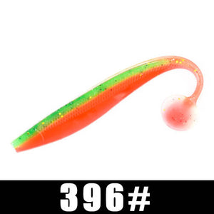 FISH KING Fishing Lure Soft Lure Shad Silicone Bait 90mm 120mm 160mm T-tail Wobblers Swimbait Odor Attractant Artificial Bait