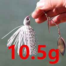 Load image into Gallery viewer, SUNMILE Fishing Spinnerbait Lures 14g Double Willow Blade Spinner Baits for Bass Pike Tiger Muskie Metal Jig Lure