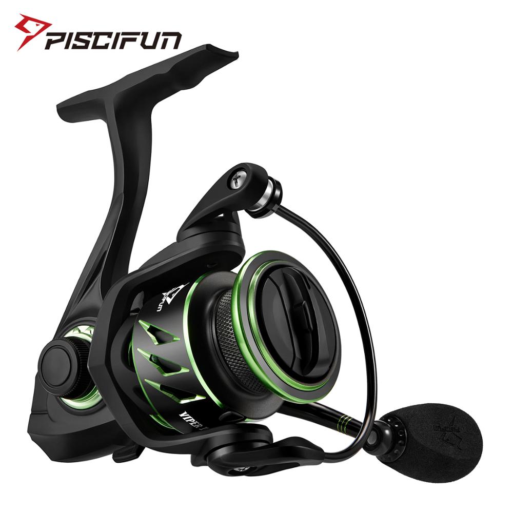 Piscifun Viper II Spinning Reel 6.2:1 High Gear Ratio 10+1 Bearings Fishing Reel 12kg Max Drag Ultra Light Spinning Fishing Reel