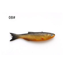 Load image into Gallery viewer, W.P.E Soft Lure 1pcs 9cm 7g 3D Eyes Soft Bait Silicone Rubber Body Swimbait Shad Crankbait Minnow Worms Wobblers Jig Bass Tackle