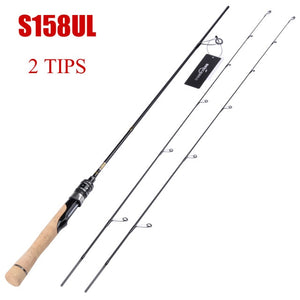 SeekBass flexible ul spinning rod 1.58m1.8m 0.8-5g lure weight ultralight spinning rods ultra light casting spinning fishing rod