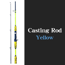 Load image into Gallery viewer, Spinning Casting Hand Lure Fishing Rod Pesca Carbon Pole Canne Carp Fly Gear Reel Seat feeder Ultralight Mini Travel Surf 1.8M