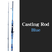 Load image into Gallery viewer, Spinning Casting Hand Lure Fishing Rod Pesca Carbon Pole Canne Carp Fly Gear Reel Seat feeder Ultralight Mini Travel Surf 1.8M