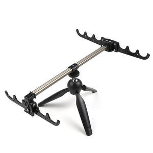 Lixada Adjustable Carp Fishing Rod Pod Stand Fishing Pole Pod  Holder Retractable Fishing Tackle Fishing Accessory