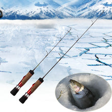 Load image into Gallery viewer, 1Pcs Winter Ice Fishing Rods 41CM/56CM Mini Fishing Pole Portable Outdoor Tool Spinning Casting Fishing Rod Tool