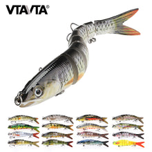 Load image into Gallery viewer, VTAVTA 14cm 23g Sinking Wobblers Fishing Lures Jointed Crankbait Swimbait 8 Segment Hard Artificial Bait For Fishing Tackle Lure