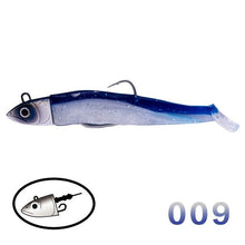 Load image into Gallery viewer, Hunthouse fishing minnow black black minnow head 25g 40g 60g 90g 120g  90mm 110mm 125mm 135mm 155mm minnow black leurre souple