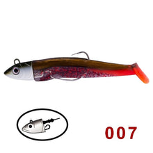 Load image into Gallery viewer, Hunthouse fishing minnow black black minnow head 25g 40g 60g 90g 120g  90mm 110mm 125mm 135mm 155mm minnow black leurre souple