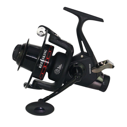 Reelsking KG40 Double Spool Fishing Reel 12+1 BB 4.6:1 Spinning Fishing Reel Folding Left/Right Handle Fishing Reel