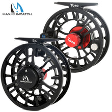 Load image into Gallery viewer, Maximumcatch High Grade TORO Fly Reel 3/4/5/6/7/8WT 6061-T6 Aluminum Green/Blue/Black Color Right Left-Handed Fly Fishing Reel