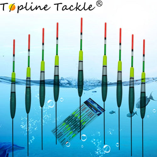 Topline Tackle 10pcs/Lot Carp Fishing Buoy Floats Bobber Fluorescent Lightstick  Material Fishing Float For Fishing Accessory