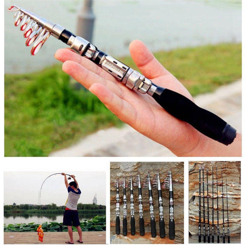 Mounchain 2018 New Super Hard Mini Fishing Rod 1m-2.3m FRP ice fishing Rod rivers and lakes fishing Equipment Practical Tool