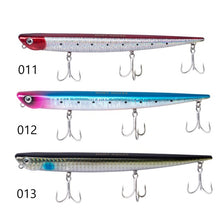 Load image into Gallery viewer, Hunthouse swimbait bay ruf manic fishing lure pencil bait sinking 99mm 18.5g 155mm 31.5g origin hook for sea bass bluefish perch