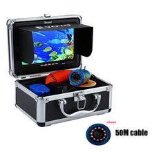 Load image into Gallery viewer, Eyoyo EF07B 7" 1000TVL Fish Finder Underwater Ice Fishing Camera  Video Underwater Camera Infrared Lamp Fishfinder Ice Fishing