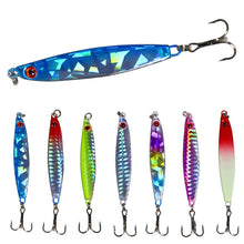 Load image into Gallery viewer, Fishing Bait Lure Various Colors Fish Swing Crank Bait 21g / 6.5cm Laser Light Sequins Fake Bait Deep Water Shore Bait