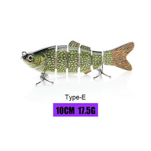 Load image into Gallery viewer, VTAVTA 14cm 23g Sinking Wobblers Fishing Lures Jointed Crankbait Swimbait 8 Segment Hard Artificial Bait For Fishing Tackle Lure