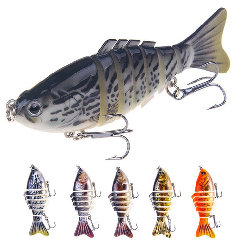 Bait Fishing Multi-section Fish 16g / 10cm Dip Material 7 Section Bait Bait Artificial Bait Fishing Hard Bait Simulation Bait