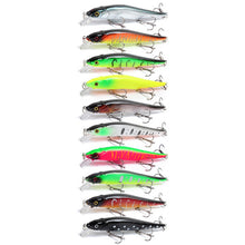 Load image into Gallery viewer, 10pcs hard lure set 23g 14cm iscas artificiai Hard Bait Minnow Fishing Lures Wobbler Crankbait 11.5cm 14g Fishing Crankbait lure