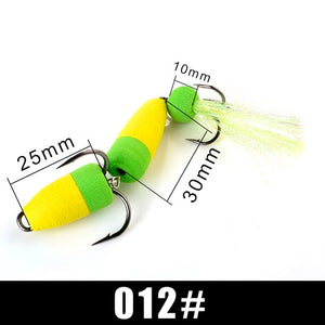 FISH KING Mandula Fishing Lure Soft Lure Foam Bait Swimbait Wobbler Bass Pike Lure Minnow Insect Artificial Baits Fishing Tackle