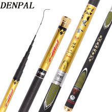 Load image into Gallery viewer, 2019 NEW High Quality Super Light Hard 3.6m/4.5m/5.4m/6.3m/7.2m Telescopic Fishing Rod Carbon Fiber  Hand Pole for Carp Fishing