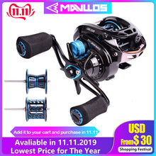 Load image into Gallery viewer, Mavllos GB 152g Ultra Light BFS Baitcasting Fishing Reel Left Right Hand Double Metal Spool  6.5:1 Fishing Bait Casting Reel