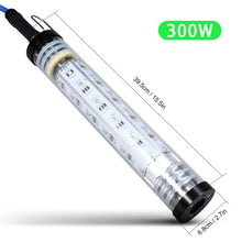 Load image into Gallery viewer, 140W/200W/300W 12V Underwater LED Fishing Lure Light Submersible Night Fish Attracting Fishing Light Fish Finder Lamp