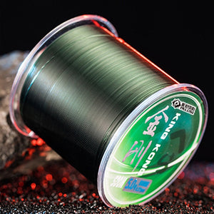 Super Strong 500M Fluorocarbon Japan Monofilament Nylon Fishing Line Rock Sea Thread Camouflage Discoloration Spool Pesca Peche