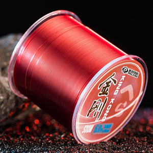 Super Strong 500M Fluorocarbon Japan Monofilament Nylon Fishing Line Rock Sea Thread Camouflage Discoloration Spool Pesca Peche