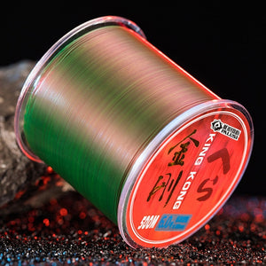 Super Strong 500M Fluorocarbon Japan Monofilament Nylon Fishing Line Rock Sea Thread Camouflage Discoloration Spool Pesca Peche