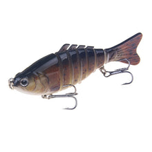 Load image into Gallery viewer, Bait Fishing Multi-section Fish 16g / 10cm Dip Material 7 Section Bait Bait Artificial Bait Fishing Hard Bait Simulation Bait