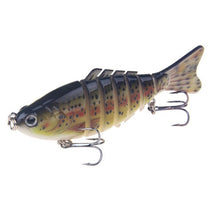 Load image into Gallery viewer, Bait Fishing Multi-section Fish 16g / 10cm Dip Material 7 Section Bait Bait Artificial Bait Fishing Hard Bait Simulation Bait