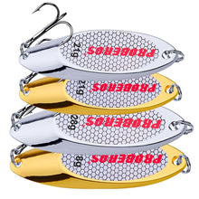 Load image into Gallery viewer, Fishing metal spoon bait 3g-60 metal carp bait Luya sequins oblique silver bait hook metal bait fishing Hard Lure Deep Squat Kil