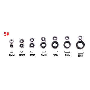 Telescopic Sea Fishing Rod Guide Rings 2/3/4/5/6/7/8/9/10/11/12/13/14/15mm Diameter Rock Fishing Rod Guides Ring Repair