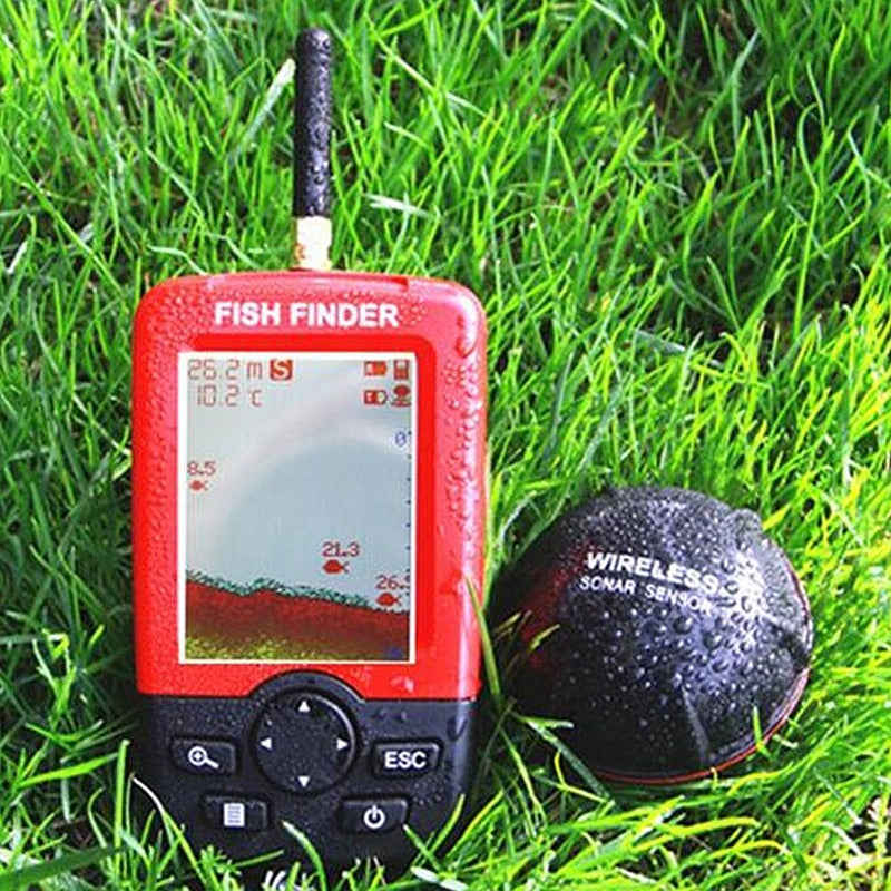 Upgraded Fishfinder wireless fish finder Fish Alarm Portable Sonar sensor Fishing lure Echo Sounder findfish