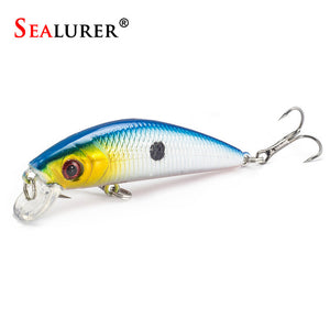 1PCS  Fishing Lure Minnow Crankbait Hard Bait Tight Wobble Slow sinking Jerkbait Fishing Tackle