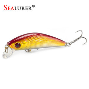 1PCS  Fishing Lure Minnow Crankbait Hard Bait Tight Wobble Slow sinking Jerkbait Fishing Tackle