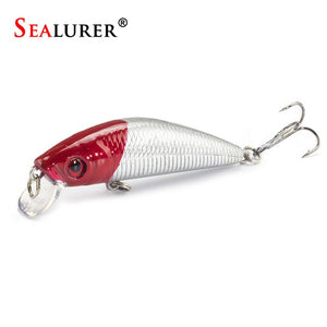 1PCS  Fishing Lure Minnow Crankbait Hard Bait Tight Wobble Slow sinking Jerkbait Fishing Tackle