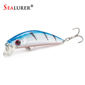 1PCS  Fishing Lure Minnow Crankbait Hard Bait Tight Wobble Slow sinking Jerkbait Fishing Tackle