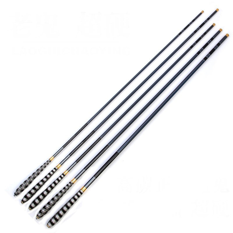 Telescopic Carbon Fiber Super Hard Ultra Light Carp Fishing Pole Stream Fishing Rod Hooks ALS88