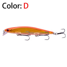 Load image into Gallery viewer, Proleurre 1PCS Minnow Fishing Lure Laser Hard Artificial Bait 3D Eyes 11cm 14g Fishing Wobblers diving 0.2m-1m Crankbait Minnows