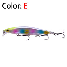 Load image into Gallery viewer, Proleurre 1PCS Minnow Fishing Lure Laser Hard Artificial Bait 3D Eyes 11cm 14g Fishing Wobblers diving 0.2m-1m Crankbait Minnows