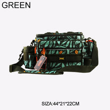 Load image into Gallery viewer, Kingdom Fishing Bags lure bag 1000D Waterproof Nylon Large Capacity Multifunctional 863g 31x18x16cm fishing case Model LYB-13