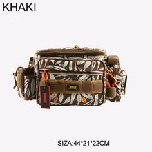 Load image into Gallery viewer, Kingdom Fishing Bags lure bag 1000D Waterproof Nylon Large Capacity Multifunctional 863g 31x18x16cm fishing case Model LYB-13