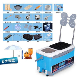 New Multi-purpose Fishing Box Fish Box Four Angle Lift Fishing Box Fishing Gear Box Special Price