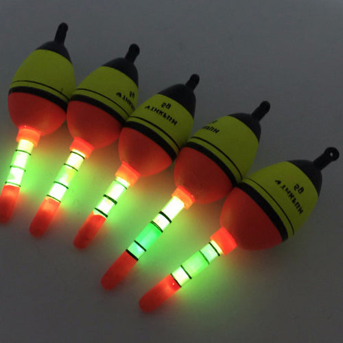 Hot Selling Night Glowing Fishing Floats 2pcs 5g EVA float Fishing Floats Night Floats