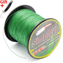 Load image into Gallery viewer, Simpleyi Lure As Gift 100M 6-100LB PE Multifilament Sea Super Braided Japan Strong Fishing Line Carp Fishing For Fish Rope Cord